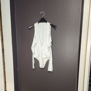 Elegant White Women's Bodysuit